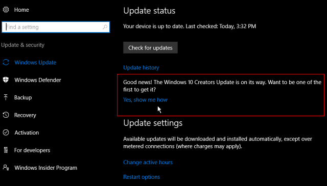 Windows 10 Creators Обновление Insider Build 15058 для ПК доступно уже сейчас