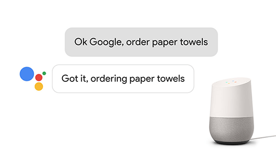 Теперь потребители могут делать покупки в розничных магазинах, участвующих в Google Express, с помощью Google Assistant на Google Home.