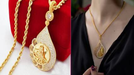 Самые красивые модели золотых ожерелий с монограммой 2021 года цены на золотые ожерелья с тугра 