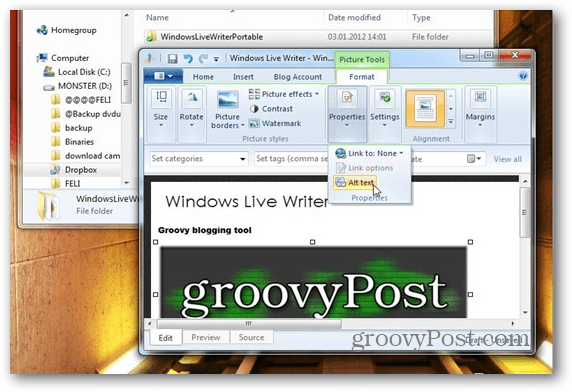 Как запустить Windows Live Writer из Dropbox