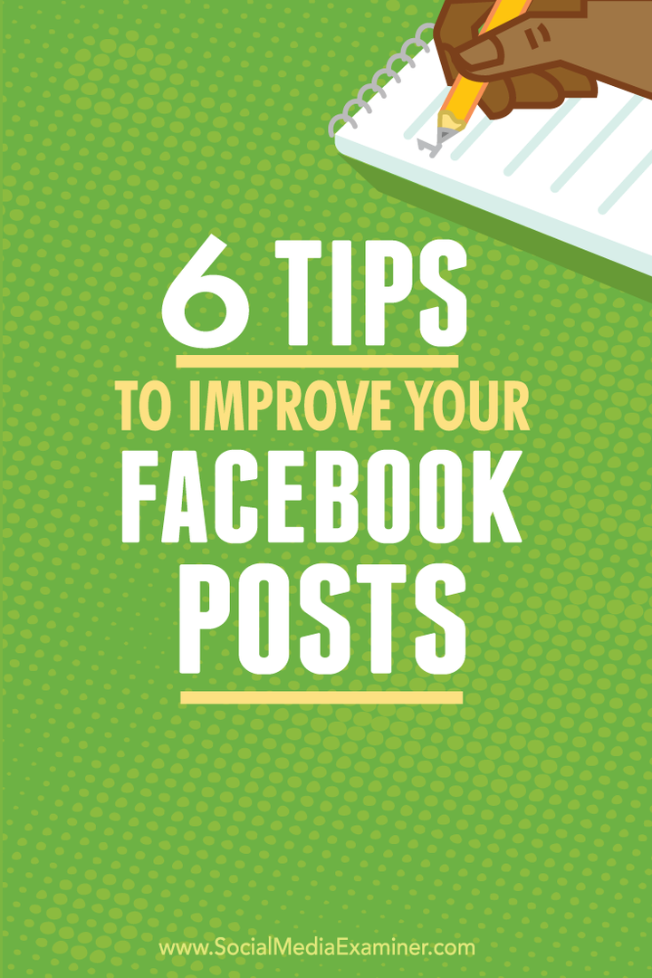 советы по улучшению ваших постов в фейсбуке