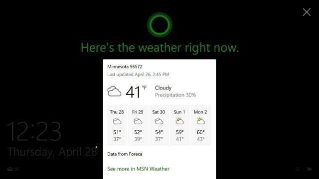 Совет по Windows 10: поместите Cortana на экран блокировки