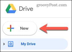 Создание нового документа в Google Drive