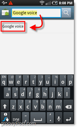 Мобильный Android Market Google Voice
