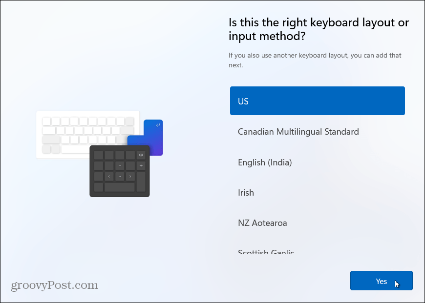 Раскладка клавиатуры установить windows 11