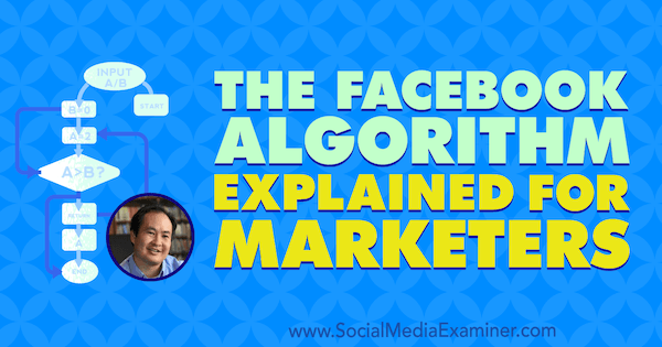 Разъяснение алгоритма Facebook для маркетологов с использованием идей Денниса Ю в подкасте по маркетингу в социальных сетях.