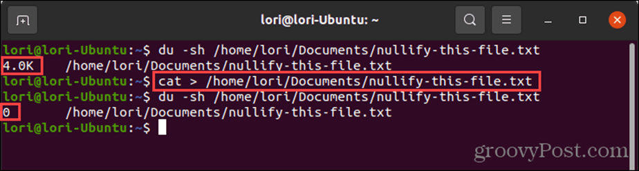 Перенаправление на devnull с помощью команды cat в Linux