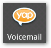 Значок голосовой почты Yap