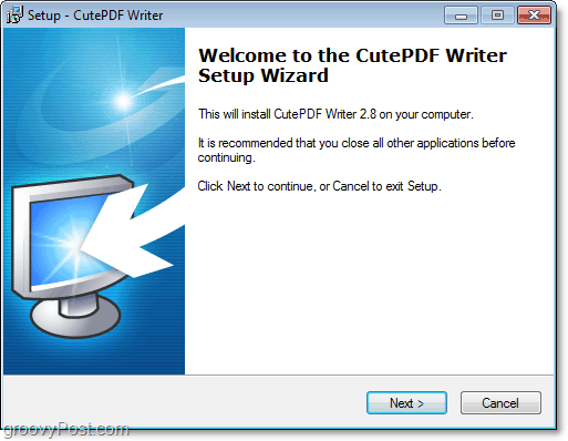 Как установить CutePDF в Windows 7