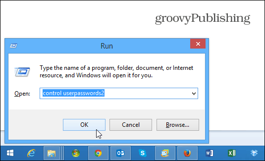 контроль userpasswords2 Windows 8.1