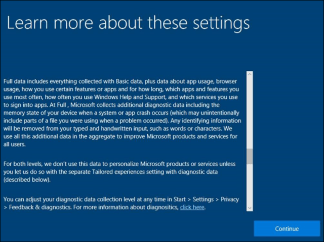 Windows 10 Подробнее о настройках конфиденциальности