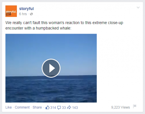 Видео, загруженные непосредственно в Facebook, можно воспроизводить в ленте новостей. 
