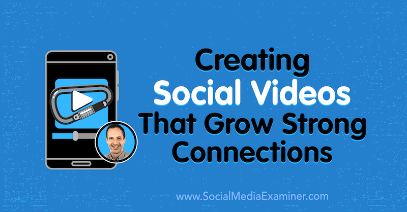 Создание социальных видеороликов, способствующих укреплению контактов, с использованием идей Мэтта Джонстона в подкасте по маркетингу в социальных сетях.