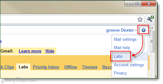 лабораторные настройки Gmail