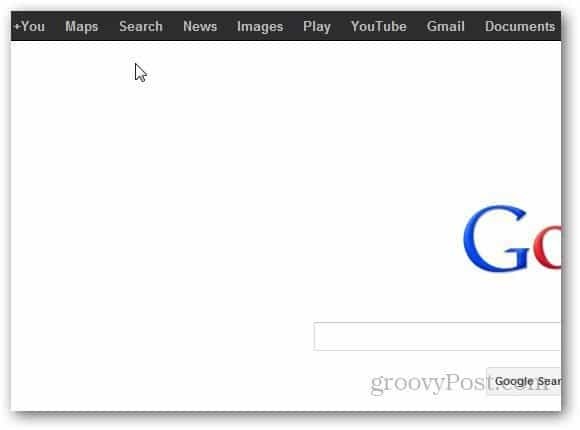 Настройте панель навигации Google в Google Chrome [расширение]