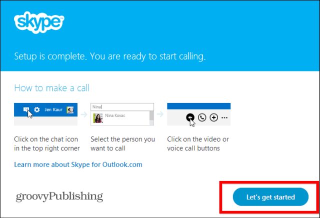 Skype HD Outlook установлен плагин начать