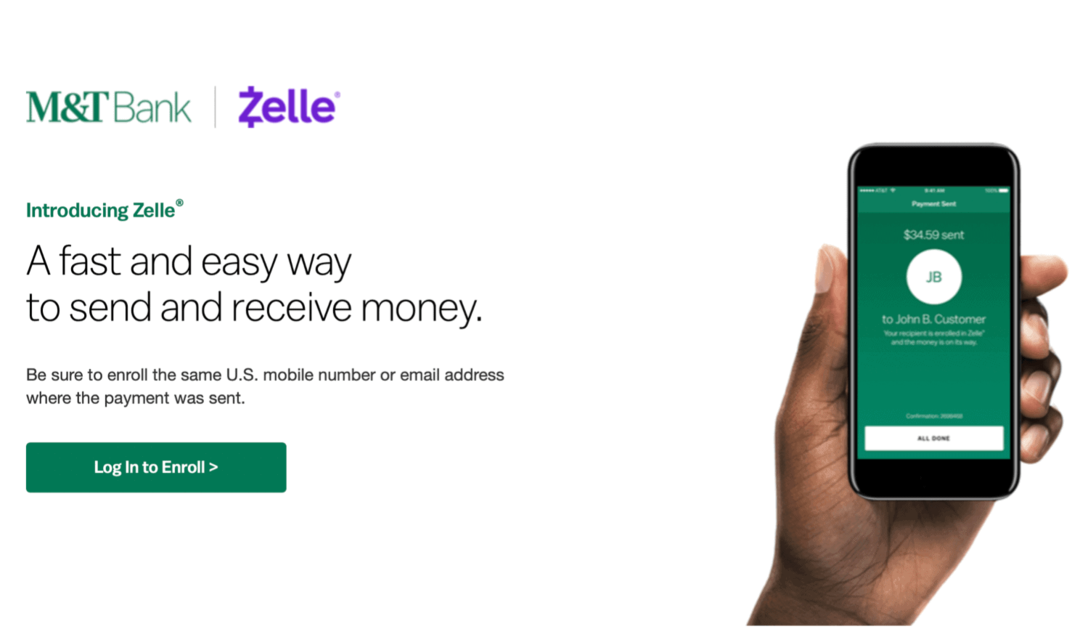 Отправить деньги с помощью Zelle Начало работы 