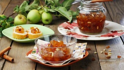 Как приготовить персиковое варенье с кедровыми орехами?