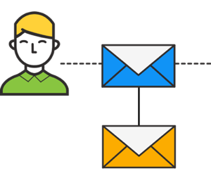 Если участник нажимает на исходное электронное письмо, но не конвертируется, отправьте второе дополнительное письмо.