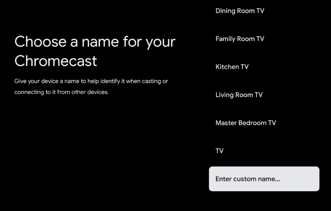 Как переименовать Chromecast с помощью Google TV
