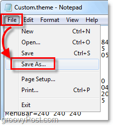 сохранить windows 7 .theme как новый файл