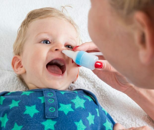 Как происходит заложенность носа у детей?