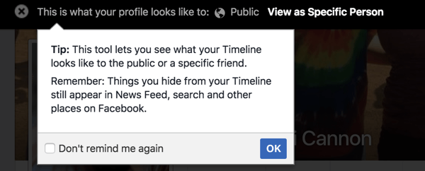 Воспользуйтесь функцией «Просмотреть как», чтобы увидеть, как ваш профиль в Facebook отображается для других.