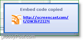URL-адрес изображения автоматически сохраняется в буфере обмена для удобства вставки.