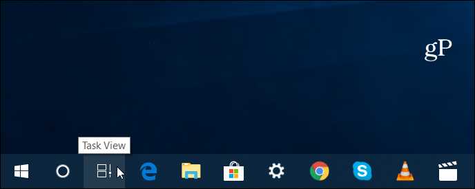 Значок временной шкалы Windows 10