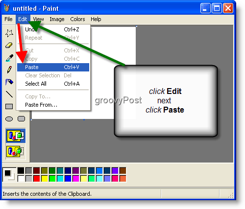 Сделайте снимок экрана в Windows XP