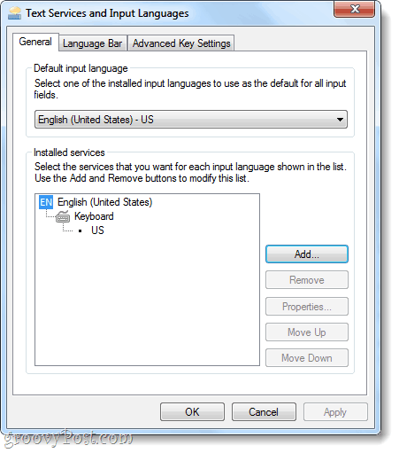 текстовые сервисы и языки ввода в windows 7