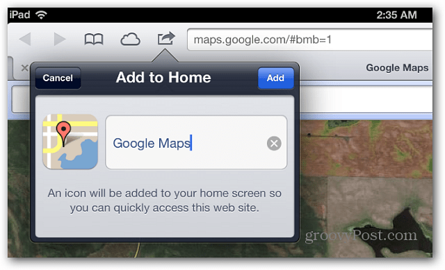 Совет для iOS 6: добавьте Google Maps на главный экран