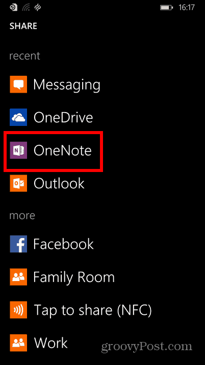Windows Phone 8.1 скриншоты onenote