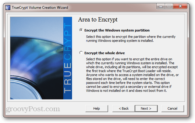 TrueCrypt: шифрование системного раздела Windows и зашифровать весь диск