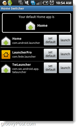 домашний переключатель приложение для Android