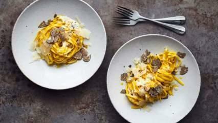  Как приготовить макароны с трюфельно-грибным соусом? Рецепт пасты с грибным соусом, насыщенной белком!