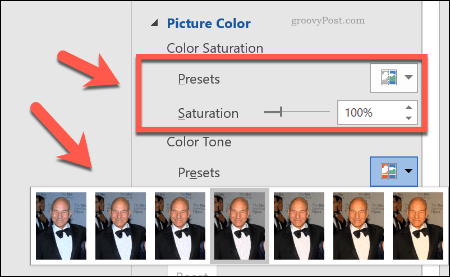 Коррекция цвета изображения в Word