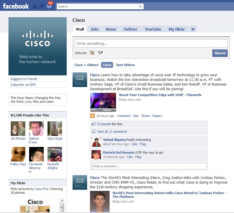Запуск социальных сетей экономит Cisco более 100 000 долларов