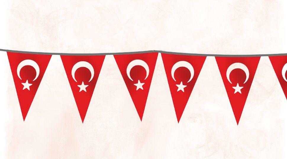 Özgüvenal Струнный Орнамент Треугольник Турецкий Флаг