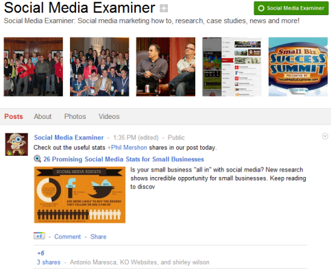 Страницы Google+ - специалист по социальным сетям