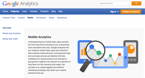 Google Analytics для мобильных устройств