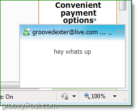 где найти всплывающие окна Windows Live Messenger при использовании интернет-сообщений браузера