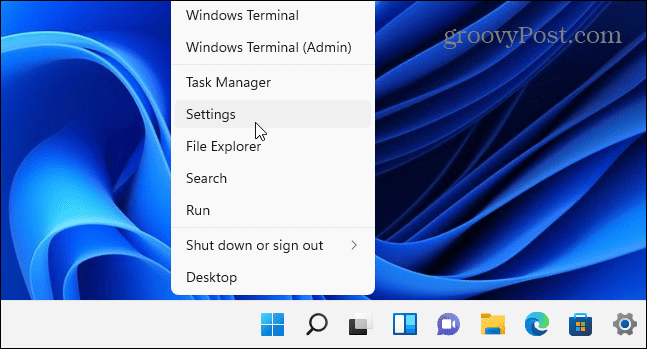Пуск Настройки Windows 11