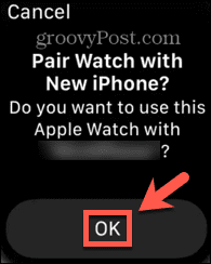Apple Watch подтверждают сопряжение