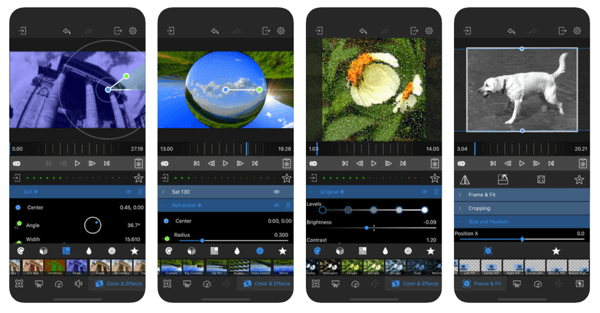 LumaFX - это приложение для редактирования видео.