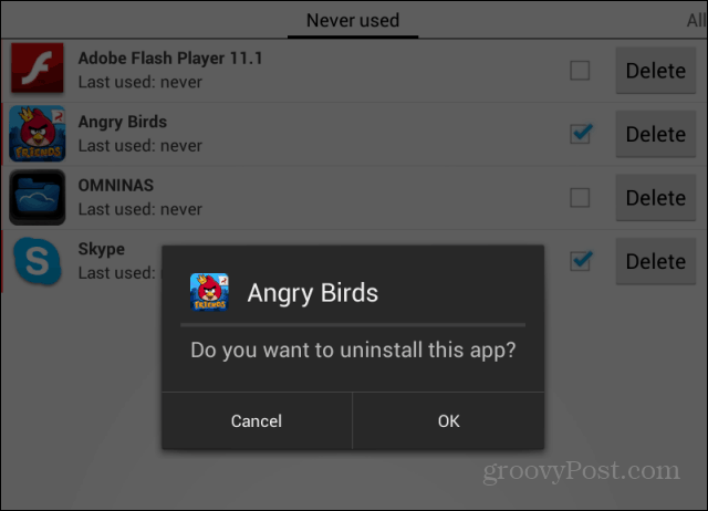 Избавьтесь от неиспользуемых приложений для Android с бесполезным для удаления приложений