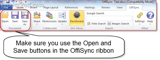OffiSync: синхронизация Документов Google с Office 2010