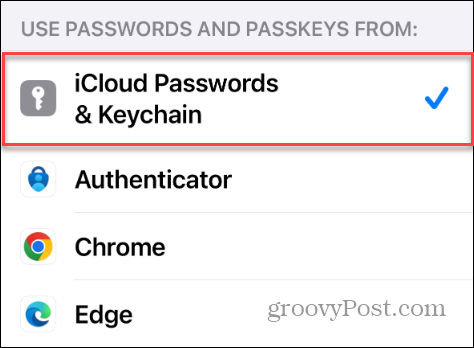 пароли icloud и настройки связки ключей iphone