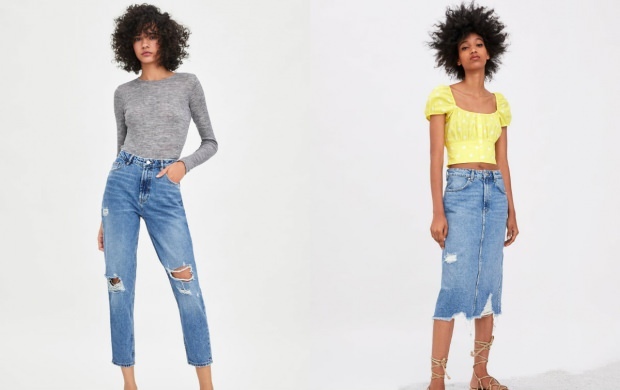 Zara джинсовые модели