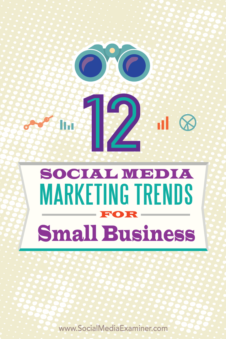 12 тенденций маркетинга в социальных сетях для малого бизнеса: специалист по социальным медиа